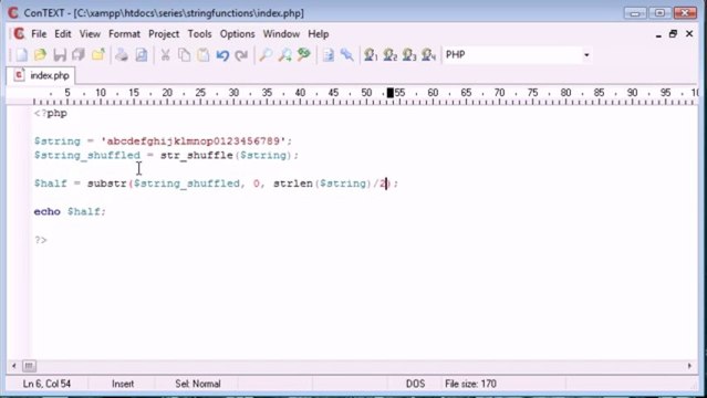 35 - String Functions inside php Part 2 on Gegasoft