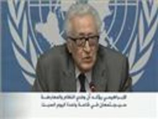 الإبراهيمي يؤكد لقاء وفدي النظام والمعارضة