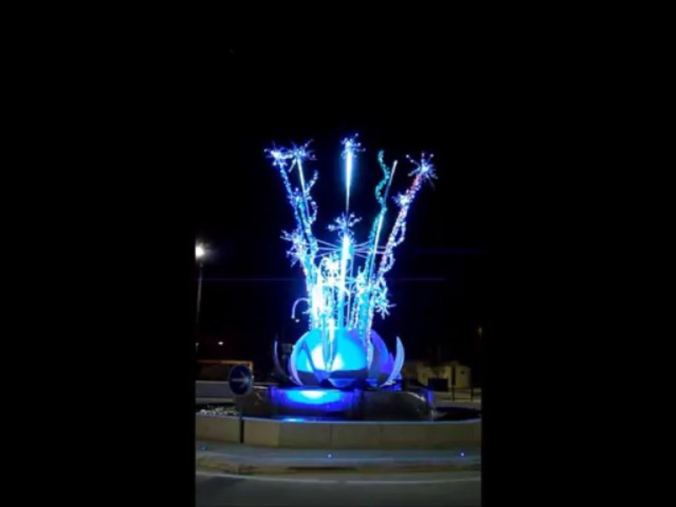FONTAINE ILLUMINEE A MONTEUX