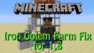 Minecraft: Simple Iron Golem Farm Fix for 1.8, adjustable Mob Collector