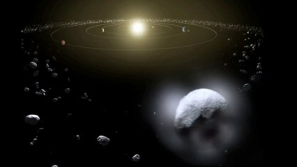 Descubren en el planeta enano Ceres chorros de vapor de agua