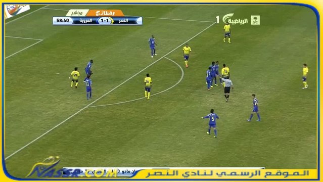 هدف التون الثاني على العروبة دوري عبداللطيف جميل