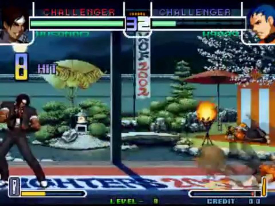 KOF 2002 Kusanagi amazing combos