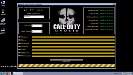 Call of Duty Ghosts Aimbot Prestige Hack