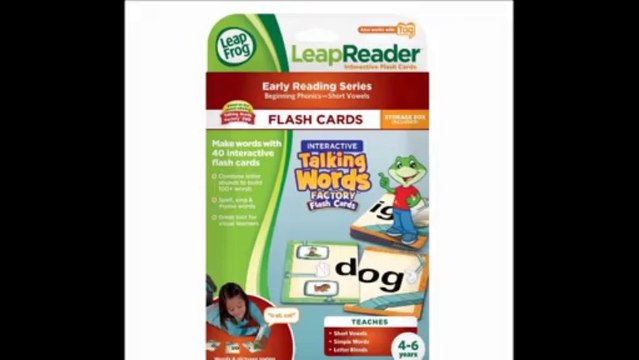 Cheap LeapFrog LeapReader Interactive Talking Words Factory Flash Cards (works with Tag)