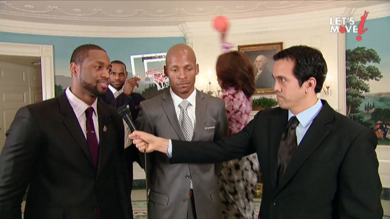 Miami Heat Eat Healthy And Michelle Obama Dunks It