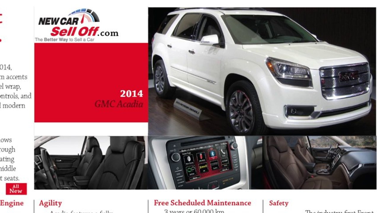 2014 GMC Acadia Overviews