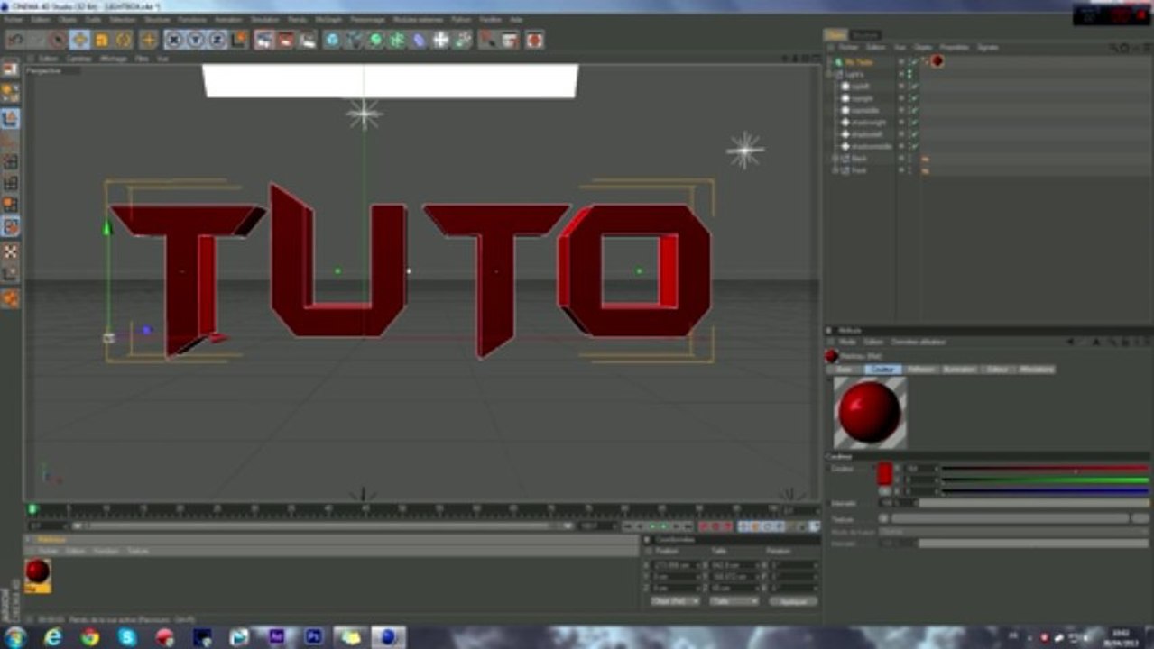 TuTo: BON paramètre de rendu sur Cinema 4D