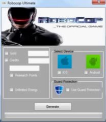 RoboCop Generator: Working Hack Tool for All Devices