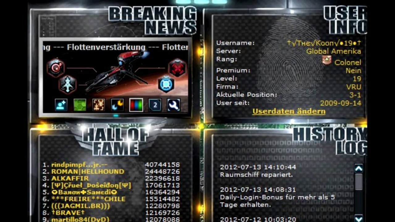 DarkOrbitAccounts.com - Account Marketplace - DarkOrbit Account verlosung lvl 19(1)