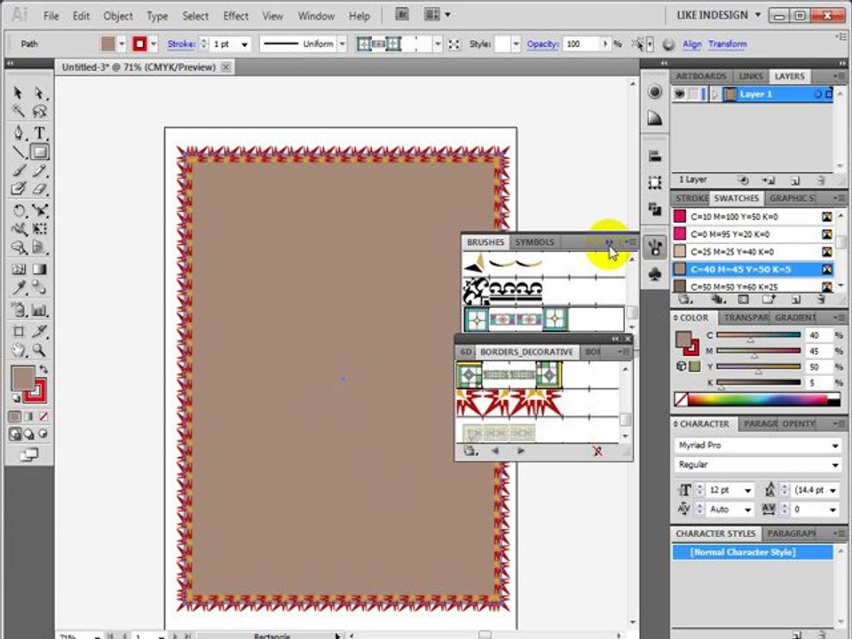 adobe illustrator lesson 1