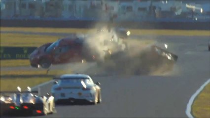 USCC 24h of Daytona 2014 Massive crash Gidley Malucelli