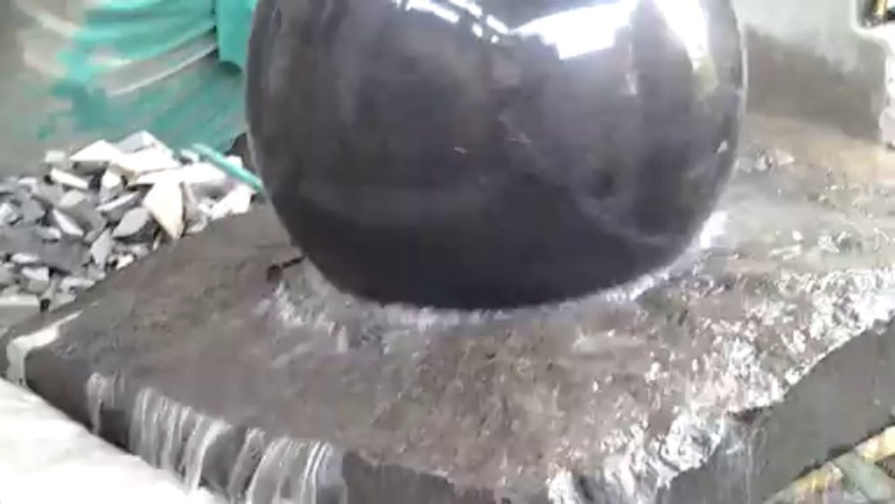 giant granite sphere