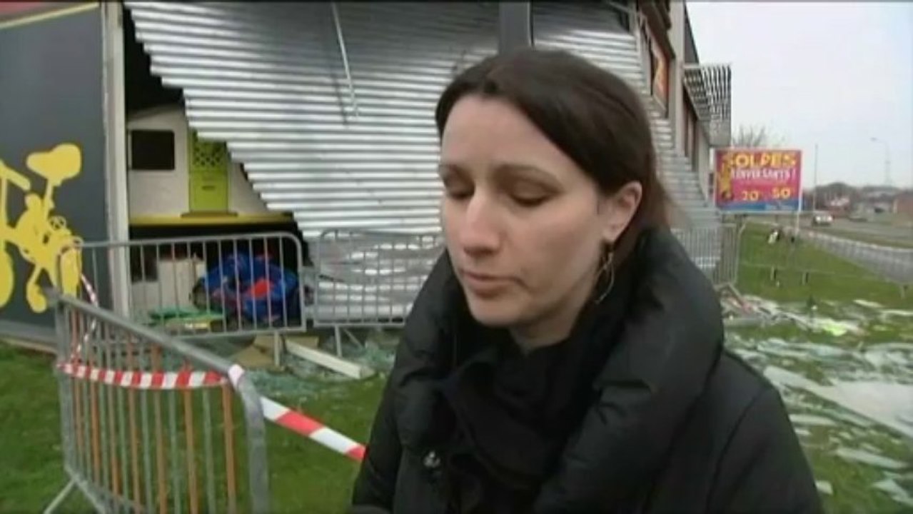 Toitures endommagées et vitres brisées après un coup de vent dans le Nord