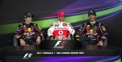 BBC F1 2011: Drivers press conference (2011 Chinese Grand Prix)