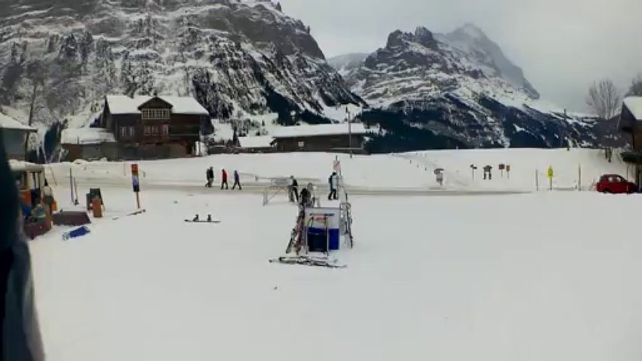 Day One skiing