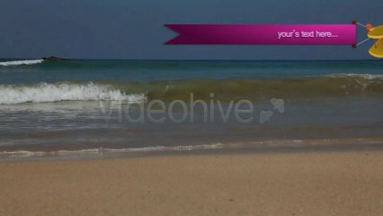 3D Cartoon Plane Lower Third - After Effects Template