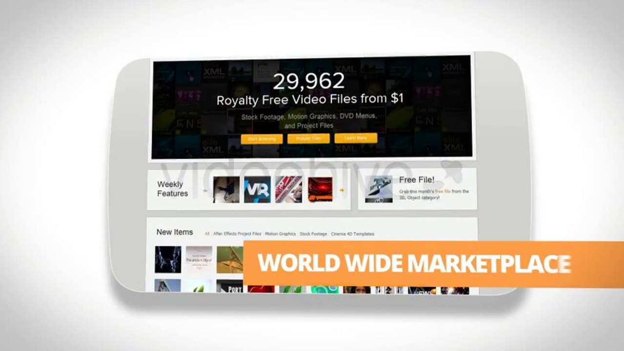 Typographic Motion Promo - After Effects Template