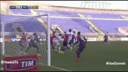 Cagliari 1-2 AC Milan - All Goals - 26-1-2014