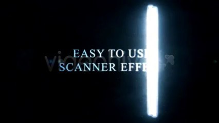 Scanner Effect - After Effects Template