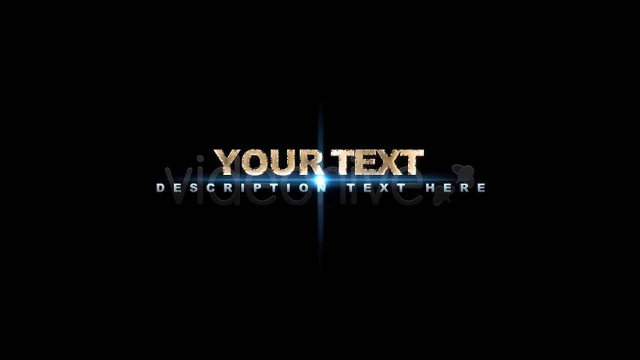 Text Sparks - After Effects Template
