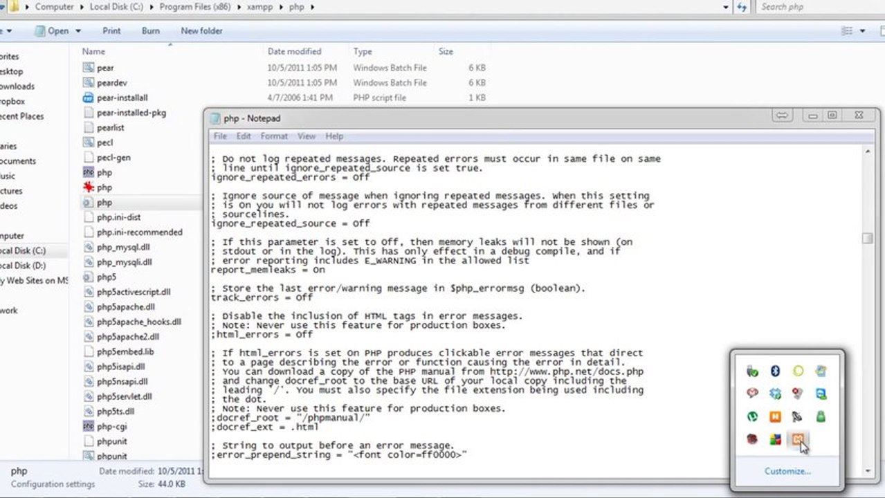 PHP Tutorial Urdu - 5 - The phpinfo and phpInfo functions Free Urdu Tutorials Video training by Pakistan Education taleem.tv