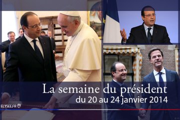 La semaine du président du 20 au 24 janvier 2014
