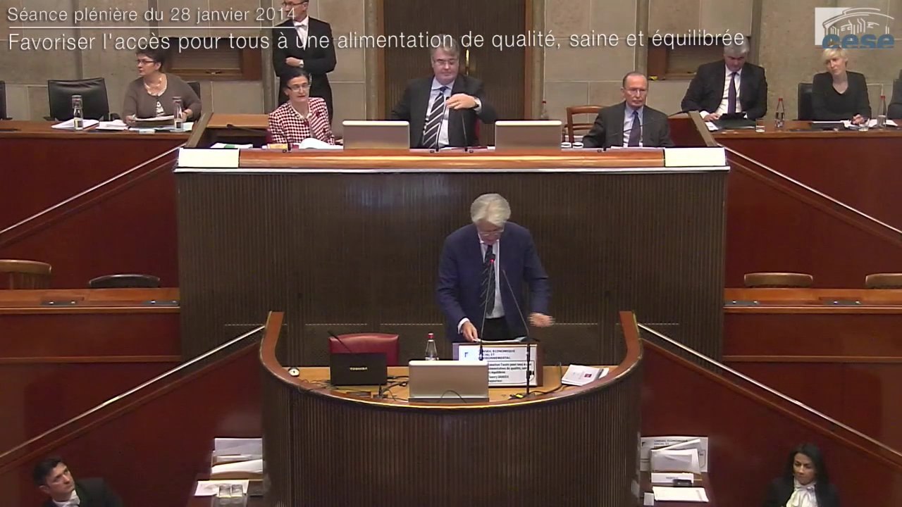 Présentation CEVIPOF | "Favoriser l'accès pour tous à une alimentation de qualité, saine et équilibrée" - cese