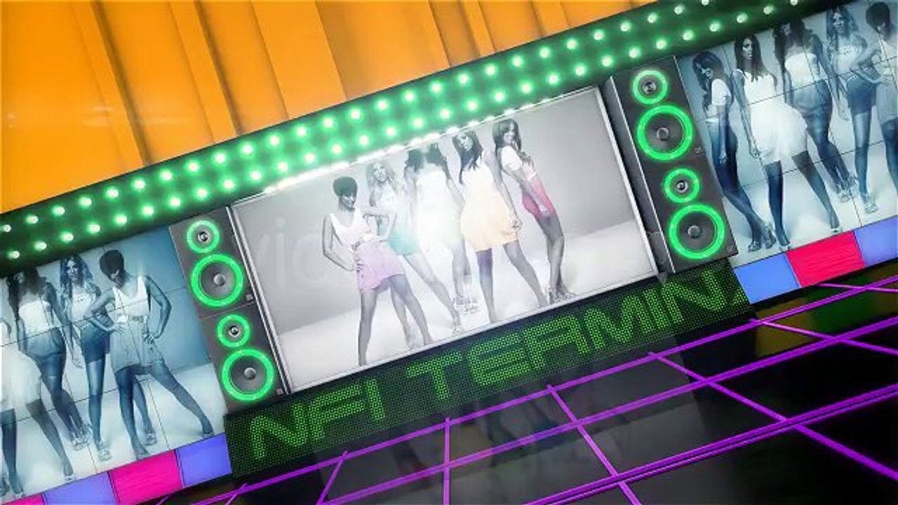 Night Club Video Display - After Effects Template