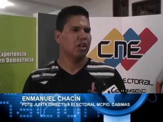 CNE realizará entrenamiento a miembros de mesa. 06.11.13