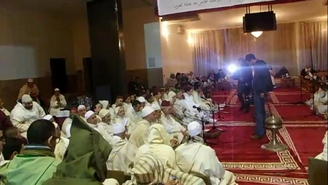 Marrakech 23/01/14 : La Mouloudia organisée par la Mairie de Marrakech au siège de la Commune Urbaine.