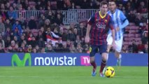 Lionel Messi vs Malaga • (Individual Highlights) • 26.01.2014