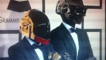 Daft Punk on the Red Carpet - Grammy awards