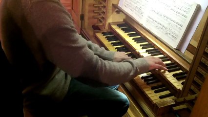 Une pièce d'orgue de J.S.Bach par Baptiste Genniaux à Naucelle