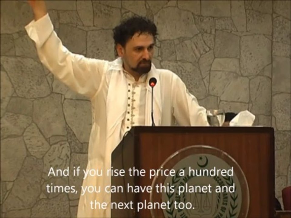 SHAYKH UMAR VADILLO, E3 'THINKING AND REVOLUTION', ICAMA, Karachi July 2012