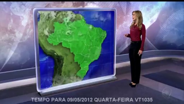 20120509 PREVISÃO DO TEMPO PARA 09/05/2012 QUARTA-FEIRA COM PATRÍCIA COSTA