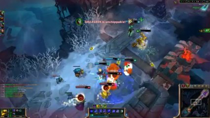 League of Legends Blitz OP on ARAM