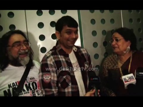 Sonu Nigam get emotional during the recording Music Recording of Gaurang Doshi's Happy Annivesary with singer Usha Uthup
