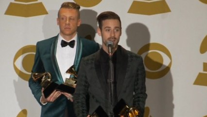 Macklemore, Ryan Lewis react to Grammy wins