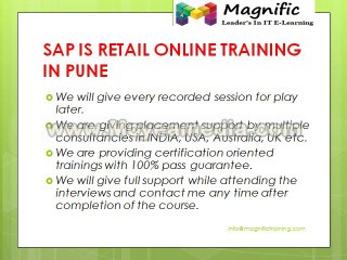 sap is retail online training