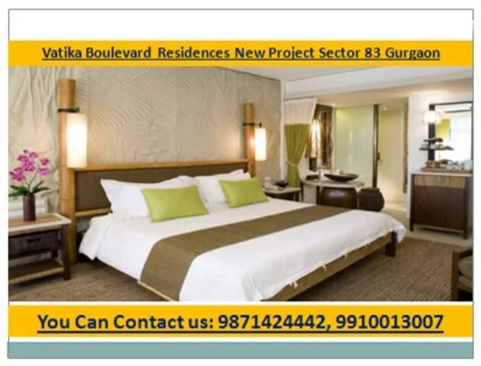 Vatika Boulevard Residences::Gurgaon::9873687898::sector 83 Gurgaon