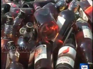 Lahore police enjoyed wine destroyed on Customs Day