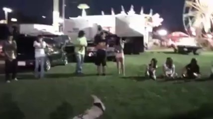 Gymnast Girl Flips On Guys Nuts