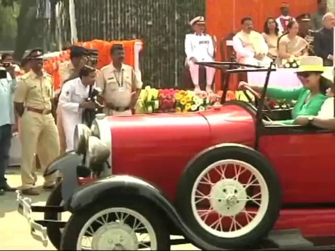 Salman,, Ranbir, Sushmita, Jaquline at Republic day parade