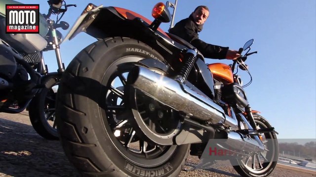 Harley Davidson 883 Iron contre Yamaha XV 950 Bolt : le match des pots !