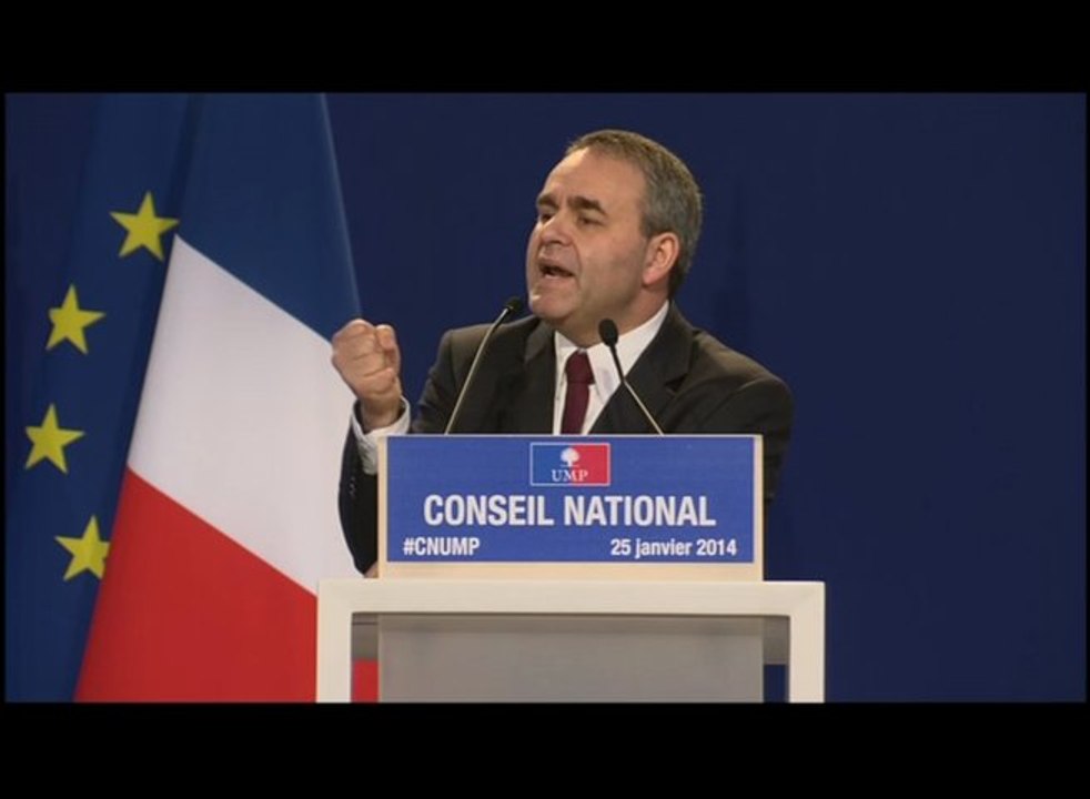 Conseil National - Xavier Bertrand