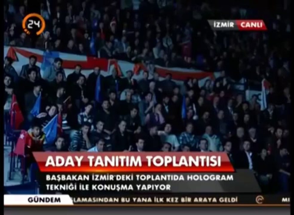 hologram 3D erdogan