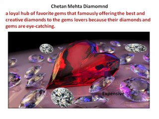 Its impresive  success of Chetan Mehta Diamonds brand