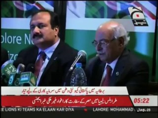 Punjab's minister told British Pakistanis can't invest till law and order improved