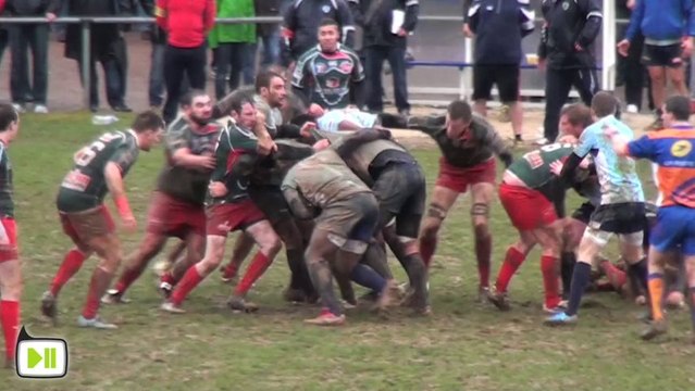 Rugby : Auxerre 21 - 22 RC Strasbourg (fédérale 2)